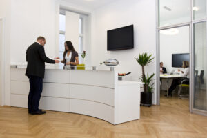 What makes a good reception area